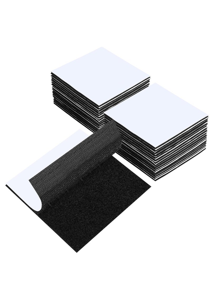 GUDOO شريط لاصق إسفنجي مربع مزدوج الجوانب، عبوة من 120 شريطًا أسود - Image 1