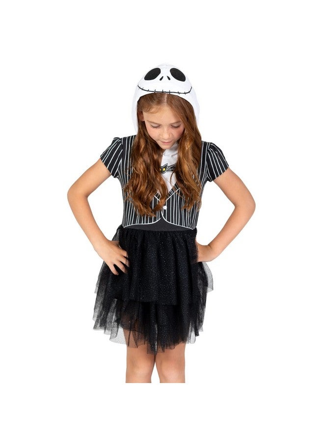 Disney Disney Nightmare Before Christmas Jack Skellington Little Girls Cosplay Dress Black 3-4  - Image 3