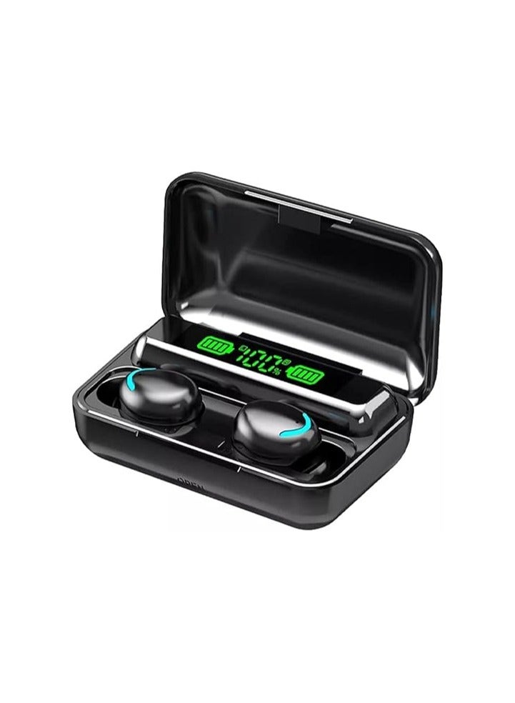 F9 Earbuds Bluetooth Earphone with 3500 mAh Power Bank, 8D Hifi True Wireless Stereo Headphones Waterproof Wireless Headset LED Digital Display, F9-5 Earbuds For iPhone/Android/PC/Tablet