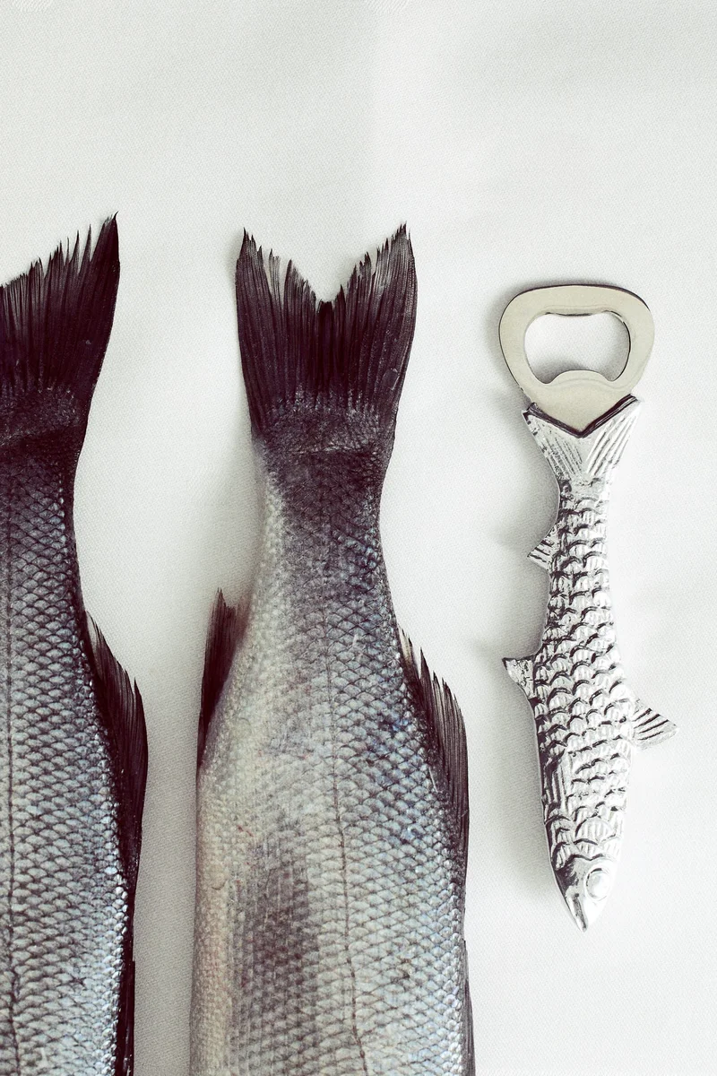 اتش اند ام فتاحة زجاجات بتصميم شكل سمكة