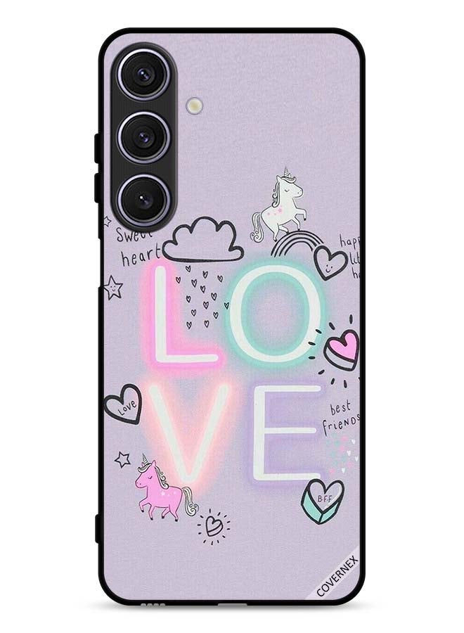 Covernex Samsung Galaxy A17 Protective Case Cover Sweet Heart Love Unicorn