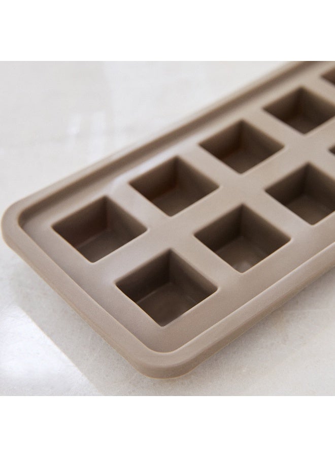 Home Box Diamond Ice Tray - Brown - 10-Cube - Image 3