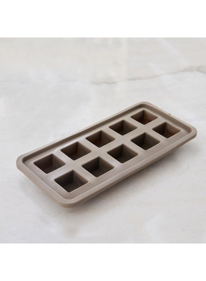 Home Box Diamond Ice Tray - Brown - 10-Cube - Image 2