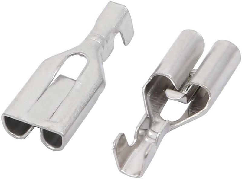 10 قطعة من موصلات الطرفيات ذات المشبك العلمي ذاتية القفل بعرض 6.3 مم وسمك 0.4 مم - Image 3