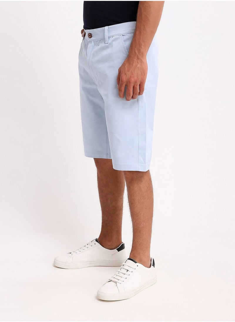 Caesar - Caesar  men GABARDINE SHORT,SKYBLUE,M - Image 1