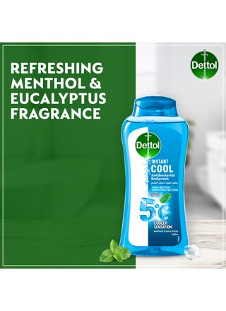 Cool Shower Gel And Body Wash Menthol With Eucalyptus Scent 500+250ml - view 5