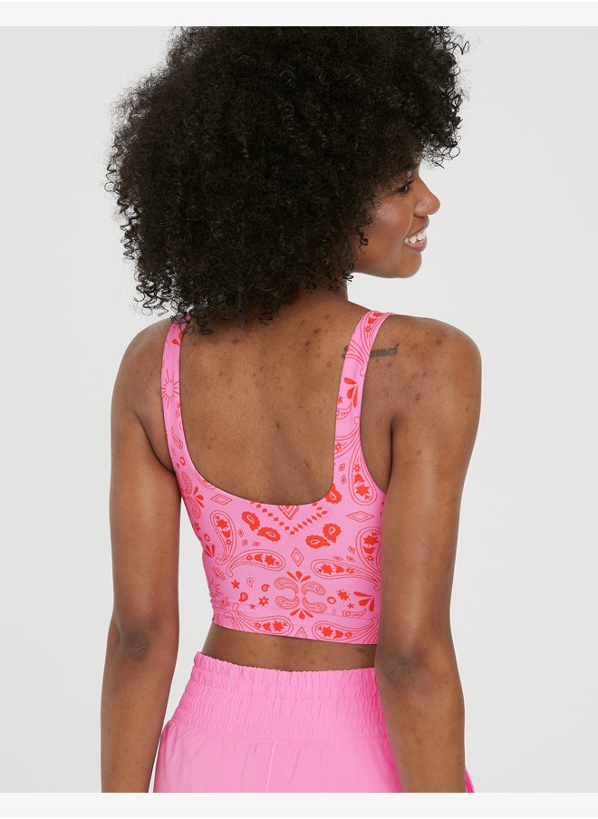 Aerie - OFFLINE By Aerie Low Key Real Me Longline Sports Bra - Image 1