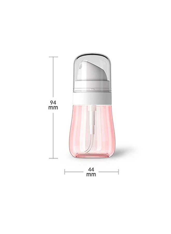 2 Pcs Fine Mist Empty Spray Bottle, Refillable Travel Spray Bottles for Face, Perfume Essential Oils Store Plastic Makeup Bottles 50ml (Pink) - Image 2