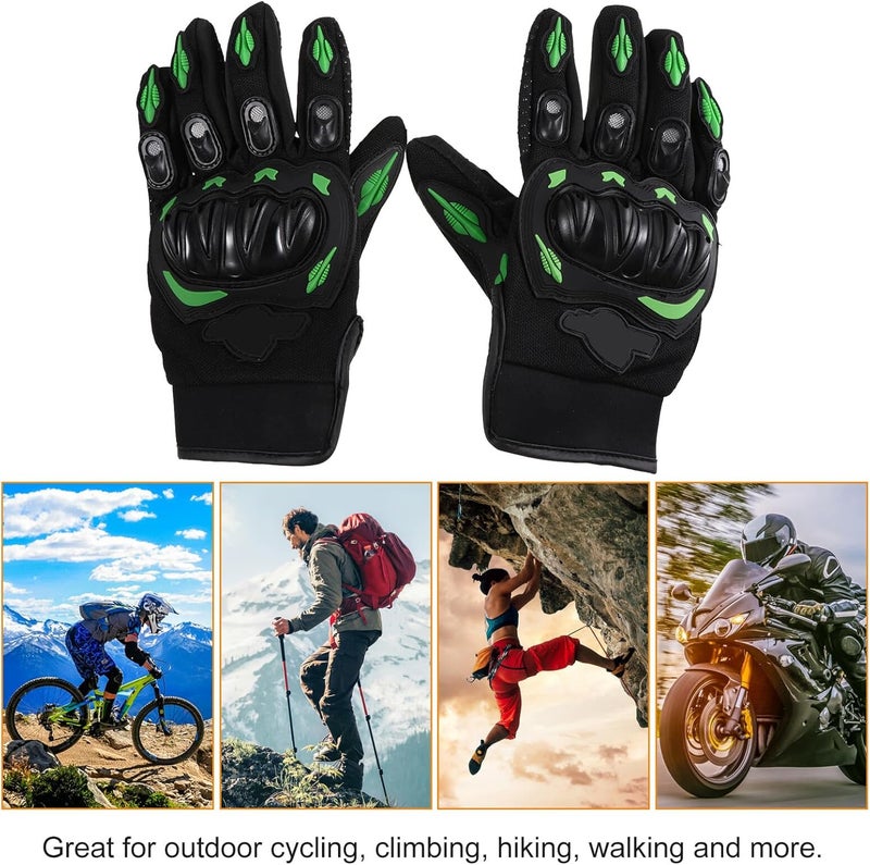 FUOYLOO Motorcycle Riding Gloves L Size, Four-Season Outdoor Cycling Gloves, Skidproof Breathable Protective Gear for Men and Women - Image 5