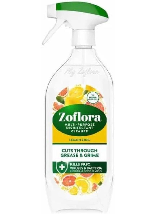 زوفلورا منظف ​​ومطهر متعدد الأغراض من زوفلورا برائحة الليمون المنعشة ٨٠٠ مل