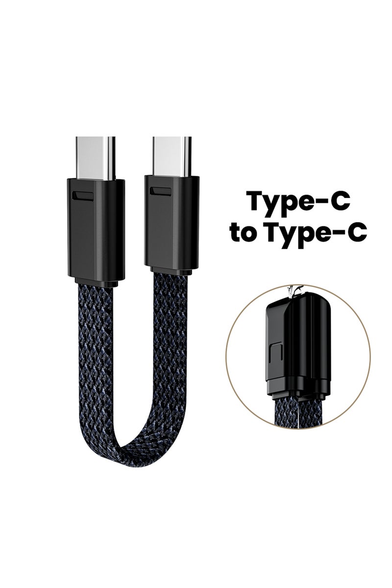 60W C-C Olaf 60W USB Type C to Type C Cable Data Short Cable For iPhone 15 16 Samsung Xiaomi Fast Ch
