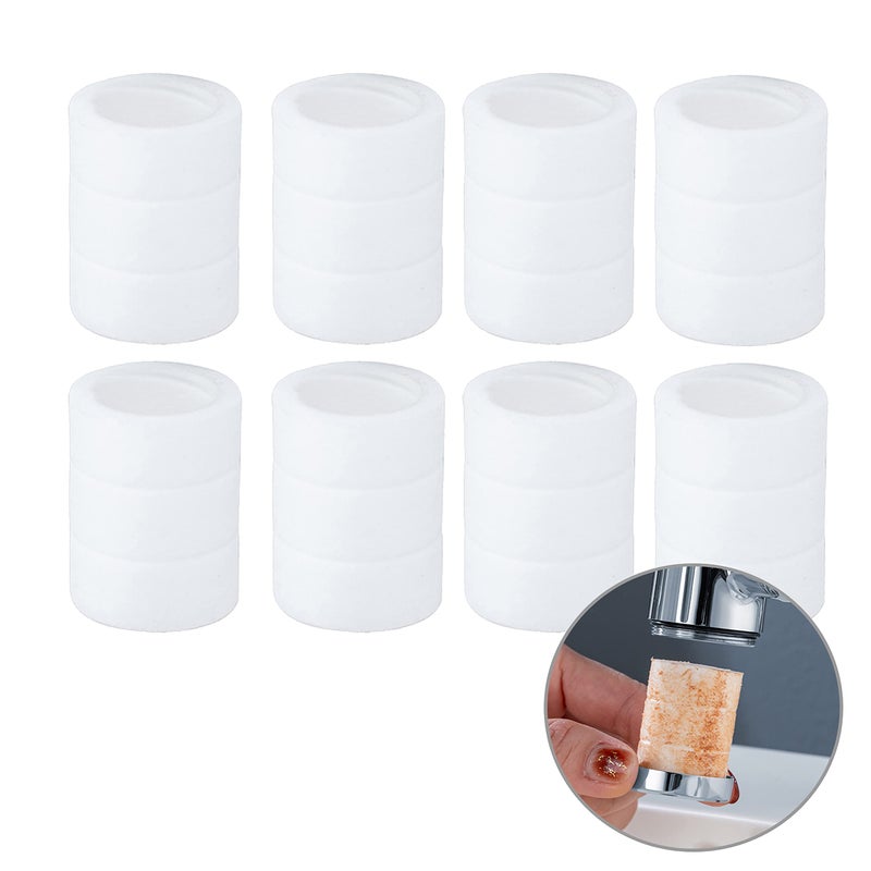 Cecefin Faucet Extender Aerator Water- Filter - 8Pcs 5Um Micro-Porous Purifier  1.2Inch Diameter Strong Filter-Ability Element  Improve Water Conditions - Image 2