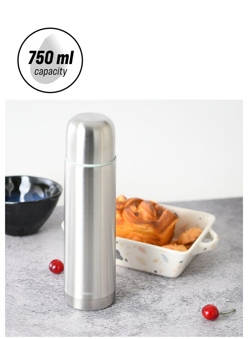 Fissman ترمس مفرغ من الهواء مزدوج الجدار 750 مل من الفولاذ المقاوم للصدأ - Image 1