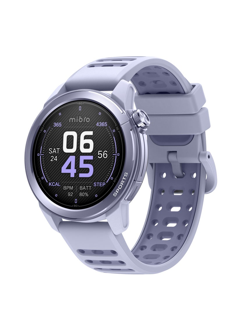 Watch GS Active 2 Lilac – 1.32” AMOLED Display, Dual-FREQ GPS, 5ATM Water Resistance, Bluetooth Call Support, 150+ Sports Modes, Running Training Plans, Health Monitoring, 15 Days Battery Life - Image 3