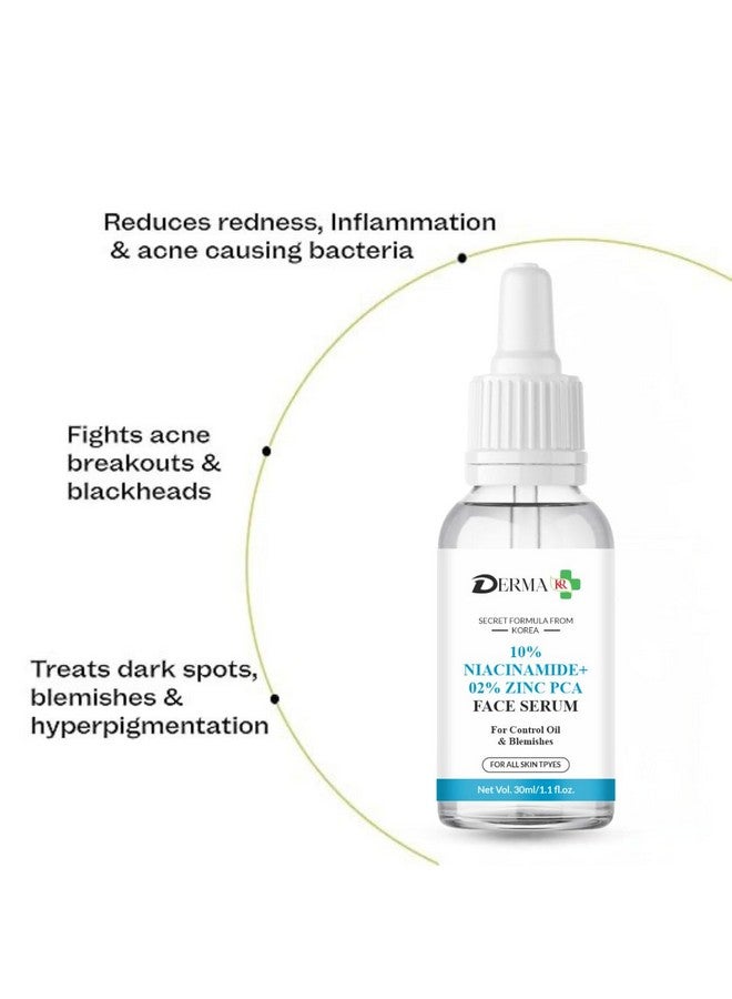 DERMAKR DERMA KR Niacinamide 10% with zinc 2% Face Serum| Acne Prone Skin - 30Ml - Image 3