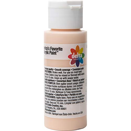 Delta Creative Ceramcoat Acrylic Paint in Assorted Colors (2 oz), 2019, Fleshtone - Image 2