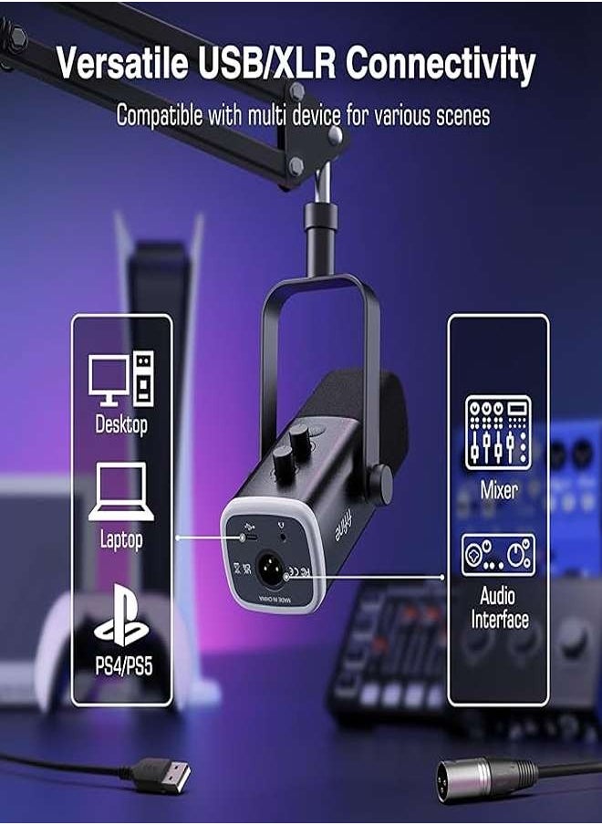 FIFINE - Fifine Microphone AM8T Dynamic - Image 1