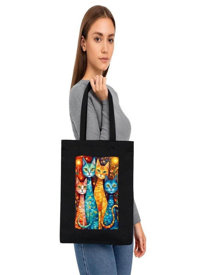 PrintingZone Printed Tote Bag For Women| Fashion Canvas Printed Tote Bag - Women - Image 3