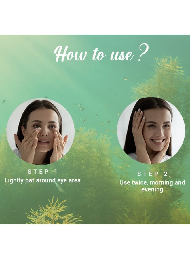 بيوتيك جل بيوتيك بايو سيويد المنعش للعينين ومضاد للتعب | يحتوي على أعشاب بحرية برية وجوزة الطيب والعسل | يقلل الهالات السوداء والانتفاخات | مناسب لجميع أنواع البشرة | 15 غرام - Image 2