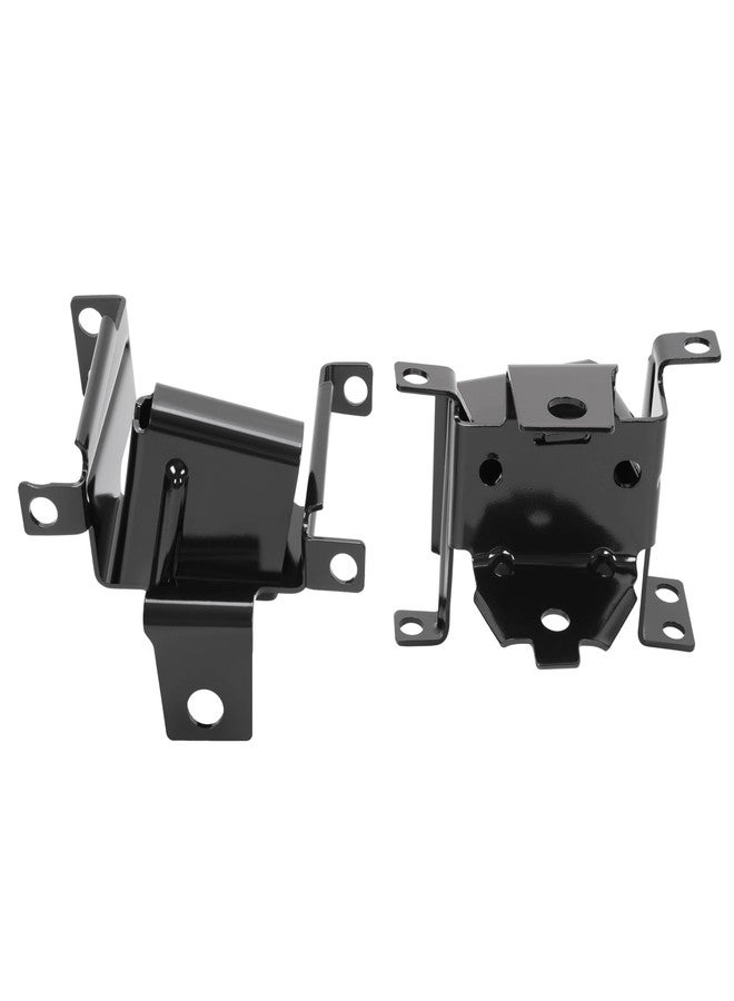KUAFU Front Outer Bumper Bracket Compatible with 2007-2013 Chevy Chevrolet Silverado/GMC Sierra 1500 2500 3500 Replace for 15901539 GM1067182 15901538 GM1066182 Bumper Support Driver&Passenger Side - Image 4