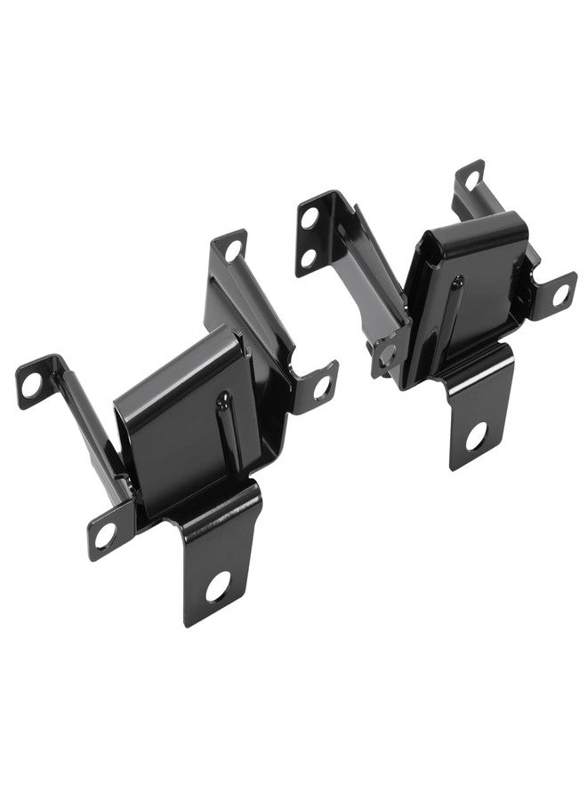 KUAFU Front Outer Bumper Bracket Compatible with 2007-2013 Chevy Chevrolet Silverado/GMC Sierra 1500 2500 3500 Replace for 15901539 GM1067182 15901538 GM1066182 Bumper Support Driver&Passenger Side - Image 2