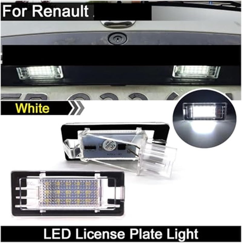 Wivplex 2Pcs White License Number Plate Light - Image 3