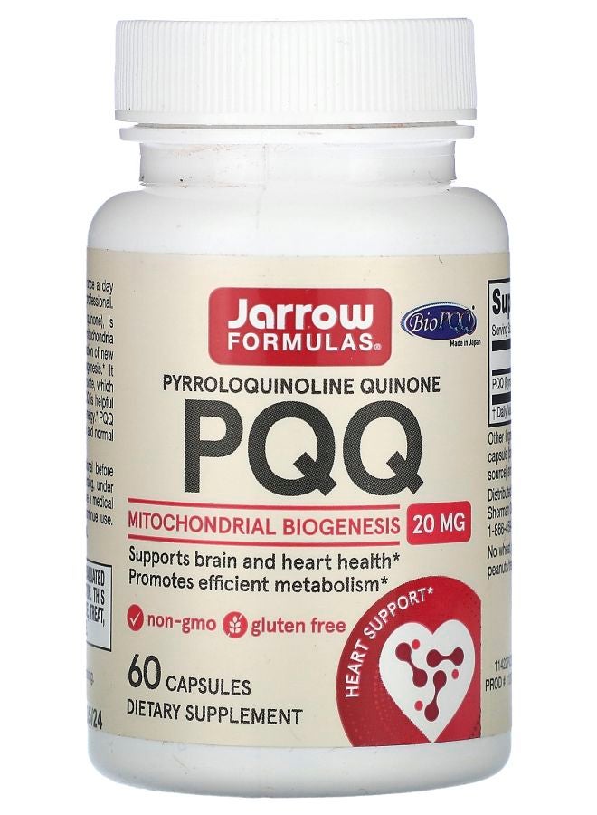 jarrow formulas PQQ 20 ملغ 60 كبسولة
