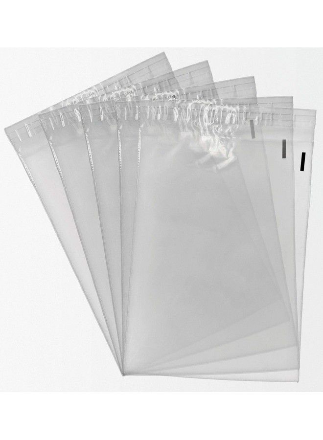 Shop4Mailers أكياس بلاستيكية شفافة بولي 19 × 24 بوصة بسماكة 1.5 مل ذاتية الإغلاق للتغليف للملابس والمجوهرات والمستندات والطباعة والهدايا والتخزين قابلة لإعادة الإغلاق (50 عبوة) - Image 5