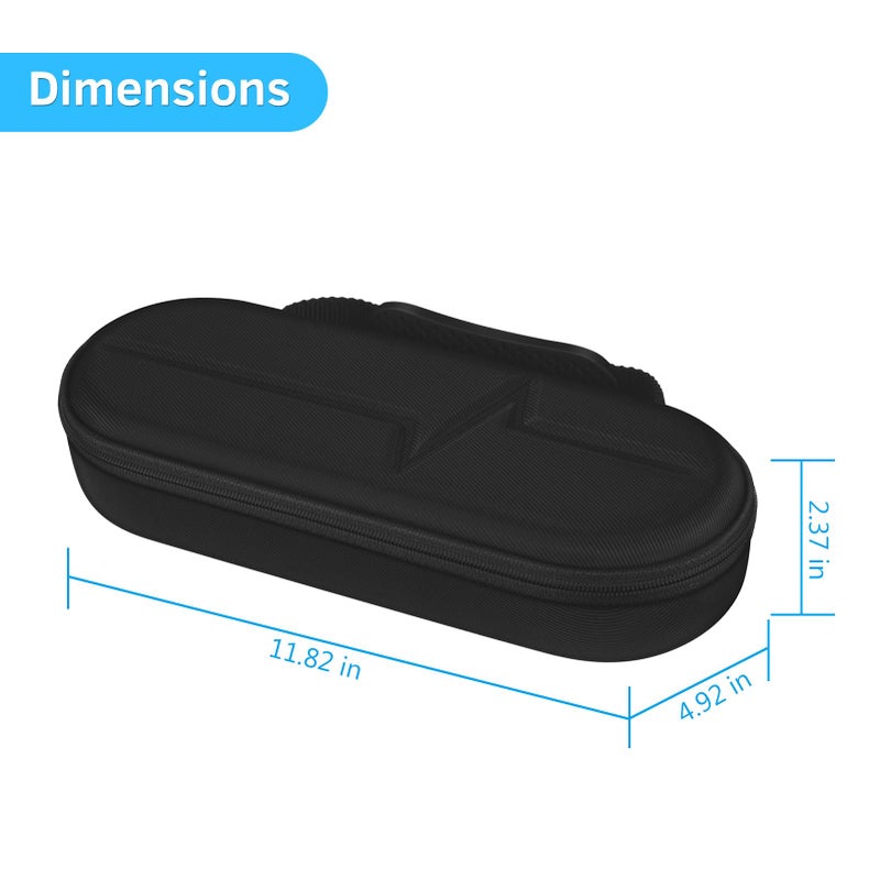 SKYREH Stethoscope Case for 3M Littmann Classic III, Lightweight II S.E, Cardiology IV Diagnostic, MDF Acoustica Stethoscopes - Travel Hard Carrying Bag for Doctor & Nurse Accessories (Black) - Image 5