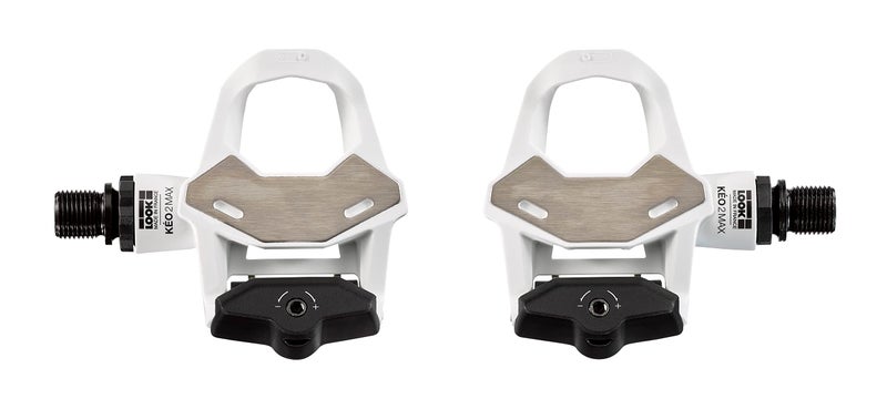 LOOK Cycle - KEO 2 Max - Road Bike Pedals - Large 500mmÂ² Contact Area - Full Power Transfer - Ultra Lightweight Pedals, Normal Body - Clipless Pedal - Adjustable Tension (White) - Image 2
