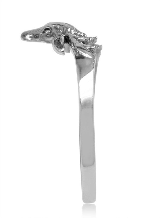 Silvershake 925 Sterling Silver Deer Fashion Casual Ring Size 8.5 - Image 3