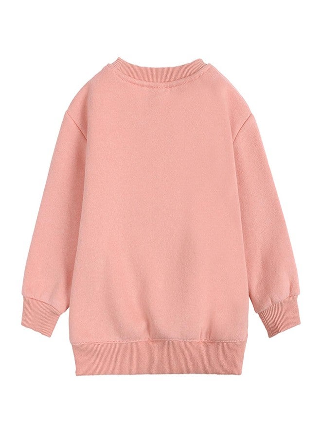 Mud Kingdom Baby Kids Sweatshirt Crew Neck Pullover Casual Plain Yellow 18-24 Months - Image 3