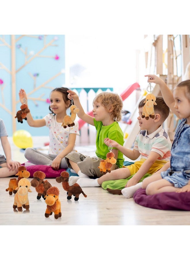 Sosation Sosation 9 Pack Camel Stuffed Animal Camel Plush Cute Doll Toy Soft Small Stuffed Hanging Ornaments for Keys Purse Backpack School Bags, DIY Birthday Party Favors, 5.5 x 2 Inches  - Image 5