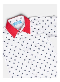 milou Polka Dot Collared Neck Long Sleeve Shirt  - Image 3