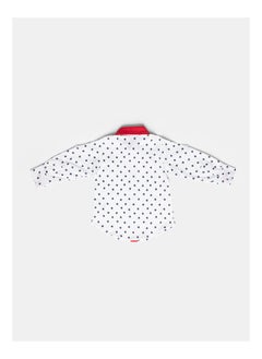 milou Polka Dot Collared Neck Long Sleeve Shirt  - Image 2