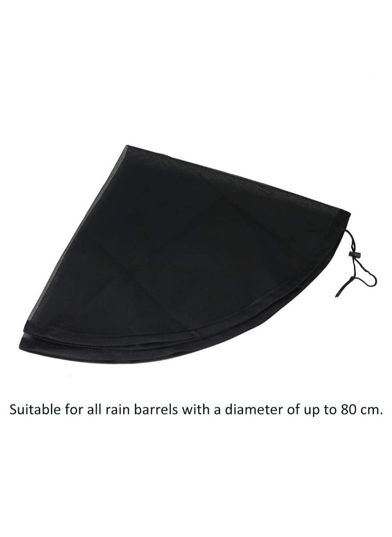 KASTWAVE Mesh Cover for Rain Barrels 4pcs 39in Rain Barrel Netting with Drawstring for Keeping Fallen Leaves and Debris Out of Your Rain Barrel Water Collection Buckets  - Image 5