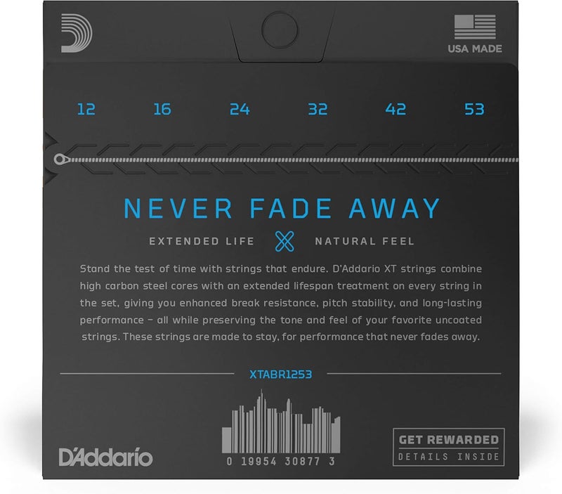D'Addario أوتار جيتار أكوستيك د'أداريوا XT 80/20 برونز - Image 2