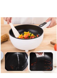 Generic Electric Hot Pot with Steamer and Temperature Control  Non Stick Cooker Skillet Frying Pan Electric Saucepan ideal for cooking Noodles Eggs Steak Sautéing Steaming and Soup  - Image 2