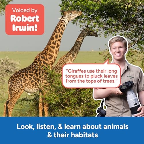 Educational Insights GeoSafari® Jr. Talking Wildlife Camera™ Featuring Robert Irwin - Preschool Science Toys for Little Kids, Toddler STEM Toys, Gifts for Boys & Girls Ages 4+ - Image 3