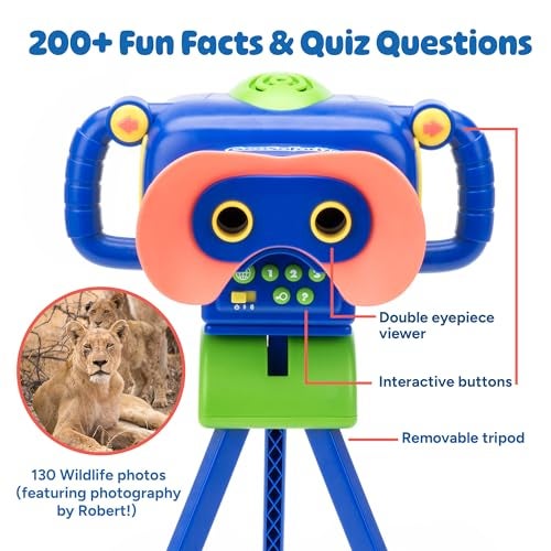 Educational Insights GeoSafari® Jr. Talking Wildlife Camera™ Featuring Robert Irwin - Preschool Science Toys for Little Kids, Toddler STEM Toys, Gifts for Boys & Girls Ages 4+ - Image 5