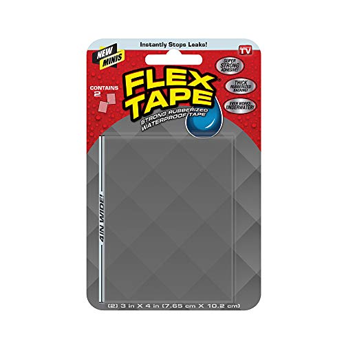 Flex Tape, Mini, Clear, Original Thick Flexible Rubberized Waterproof Tape - Seal and Patch Leaks, Works Underwater, Indoor Outdoor Projects - Home RV Roof Plumbing and Pool Repairs - Image 5
