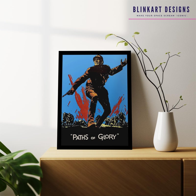 BLINKART BLINKART Aesthetic Paths of Glory 1957 Movie Photo Frame Album Poster Wall Art Print Decor Perfect For Home Bedroom Living Room Bedroom Home Office Study Room12 18 Inches  - Image 3