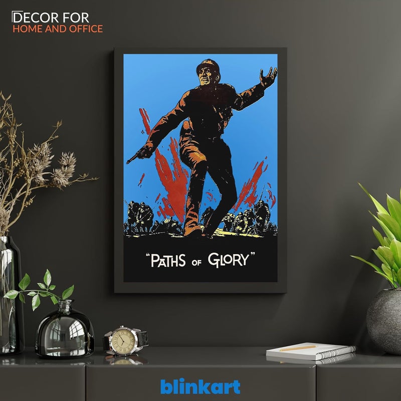 BLINKART BLINKART Aesthetic Paths of Glory 1957 Movie Photo Frame Album Poster Wall Art Print Decor Perfect For Home Bedroom Living Room Bedroom Home Office Study Room12 18 Inches  - Image 5