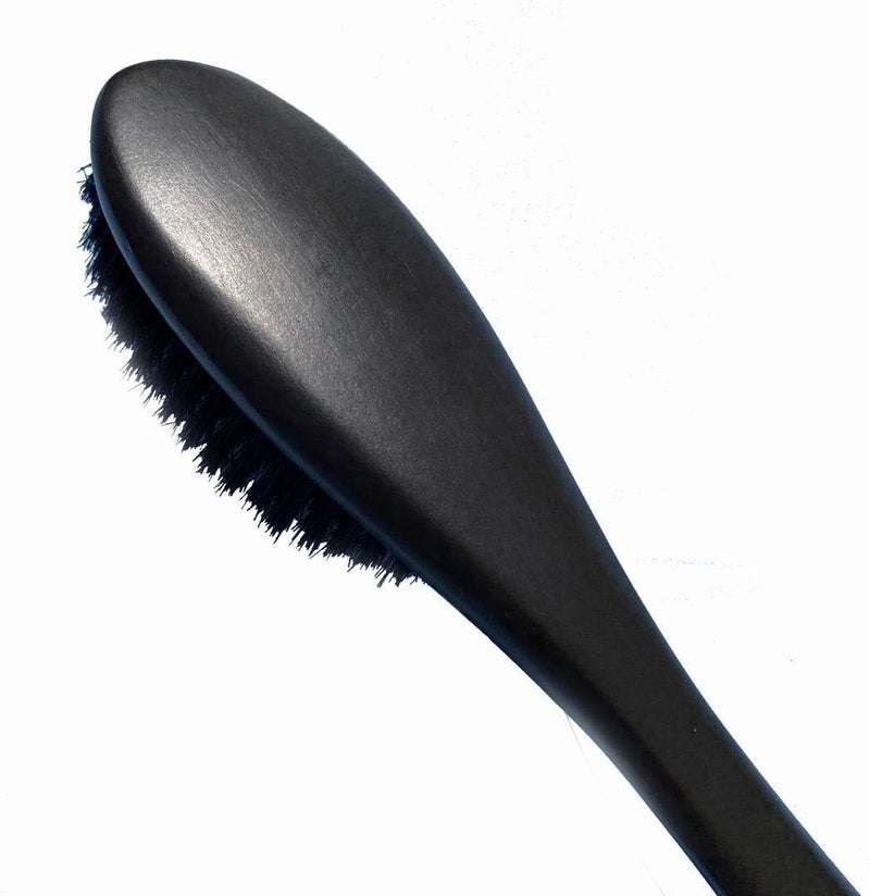 DOLPHY فرشاة تنظيف المعطف الخشبية مناسبة لإزالة الغبار والوبر من السترات والبدلات والملابس - سوداء - Image 4