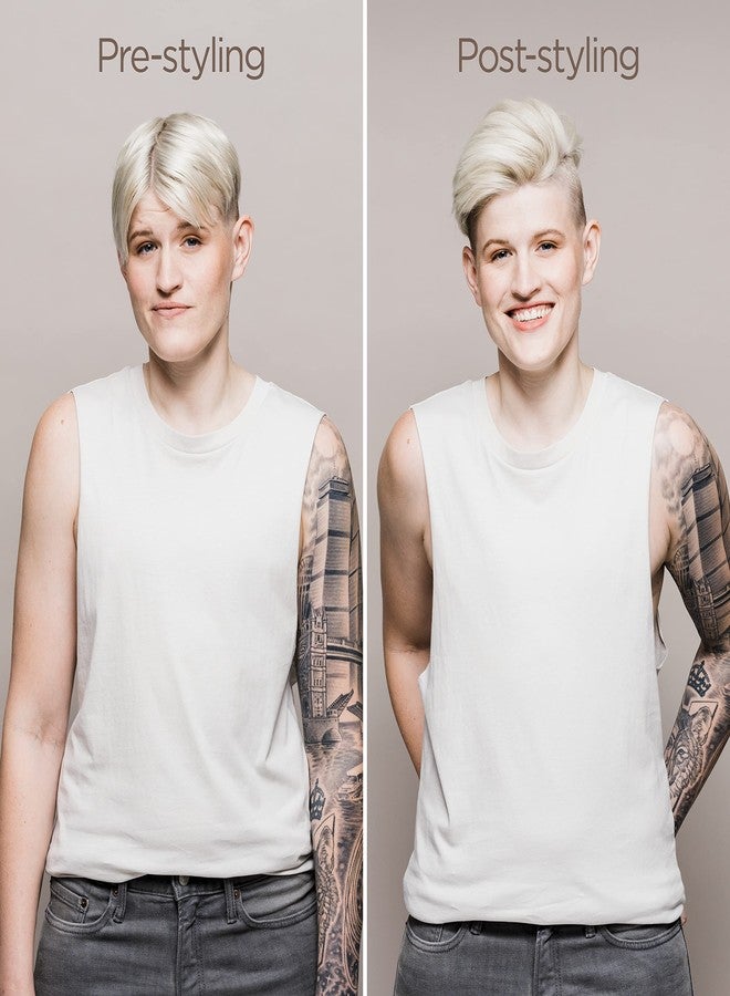 Shark فرشاة شيفرون XSKHD4PBA فليكس ستايل، ملحق لمجففات الشعر فليكس ستايل، أداة تجفيف وتصفيف الشعر، فرشاة هواء ساخن لتسريح الشعر المستقيم، الموجي، المجعد، والمجعد، حجر - Image 5