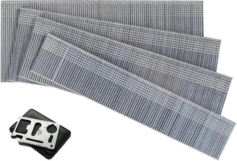 KROST Kaymo 18 Gauge Brad Nails F-50mm, Galvanized Finish Nails, 5000 Pieces with 11-in-1 Multitool (50mm) - Image 1