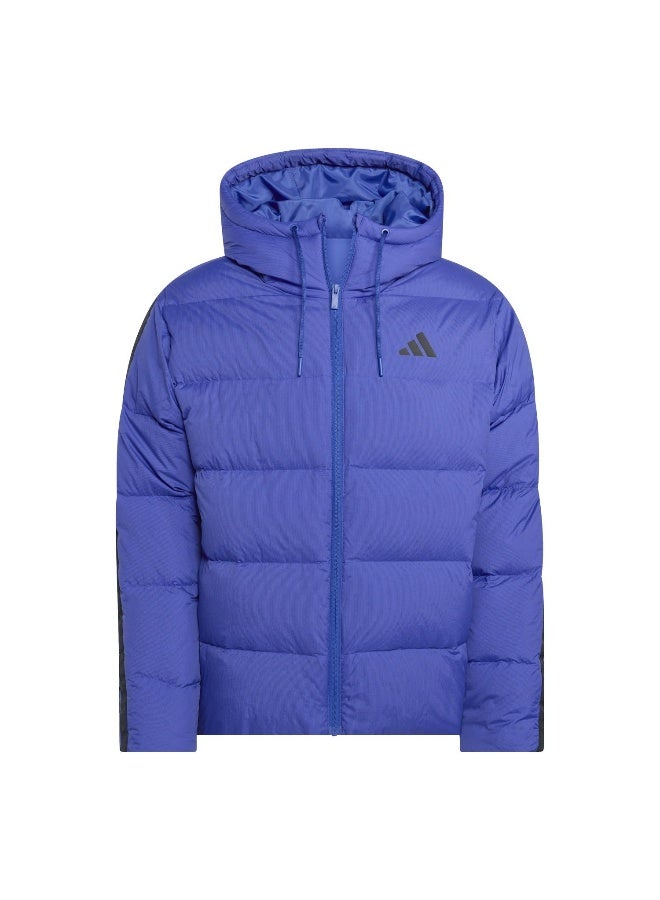 Adidas Ess 3S P D Hd J Blue Outdoor Jackets For Men XS  - Image 1