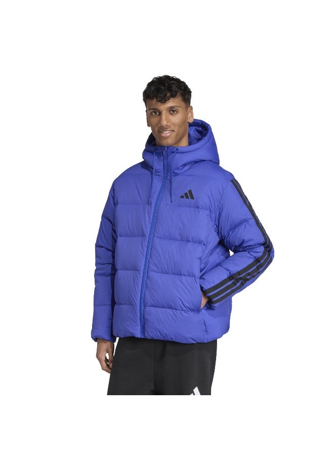 Adidas Ess 3S P D Hd J Blue Outdoor Jackets For Men XS  - Image 2