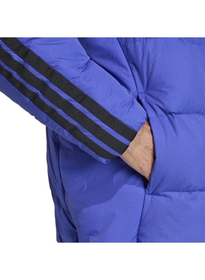 Adidas Ess 3S P D Hd J Blue Outdoor Jackets For Men XS  - Image 5