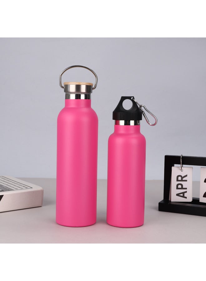 American Large Capacity Double-layer Vacuum Big Mouth Bottle 304 Stainless Steel Thermos Outdoor Portable Sports Kettle